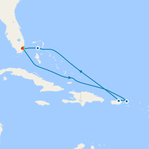 Eastern Caribbean & Perfect Day with Miami Beach Stay