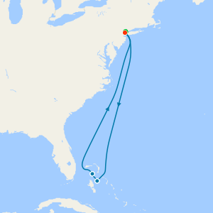 Bahamas & Perfect Day from Cape Liberty with New York Stay