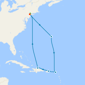 Bermuda & Eastern Caribbean from Cape Liberty with New York Stay