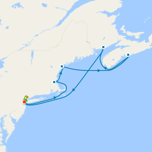 Canada & New England from Cape Liberty with New York Stay