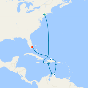 Southern Caribbean from Cape Liberty with New York Stay