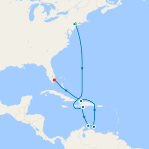 Southern Caribbean from Cape Liberty with New York Stay