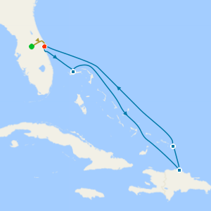 7nt Disney Hotel Stay and Eastern Caribbean with Turks & Caicos from Port Canaveral