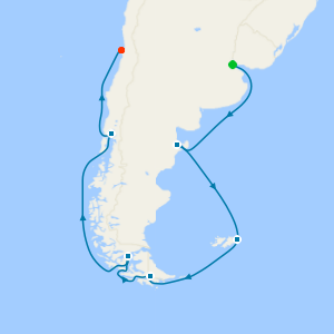 South America from Buenos Aires