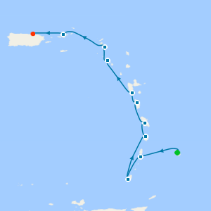 Eastern Caribbean from Bridgetown