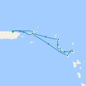 Eastern Caribbean from San Juan