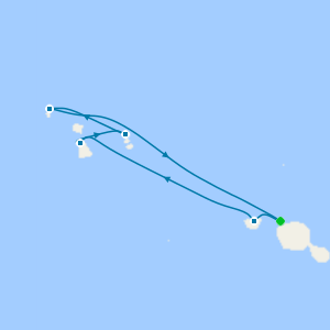 Society Islands from Papeete
