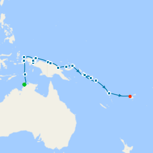 Melanesia & Micronesia from Darwin