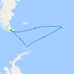 Peninsula & South Georgia from Puerto Williams