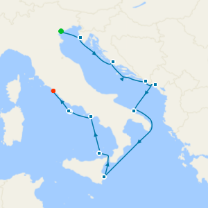 Italy, Montenegro, Croatia