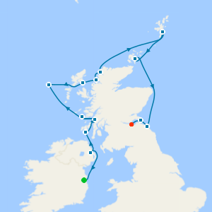 British Isles from Dublin