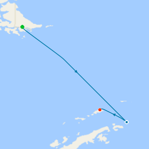 Antarctic Peninsula from Puerto Williams