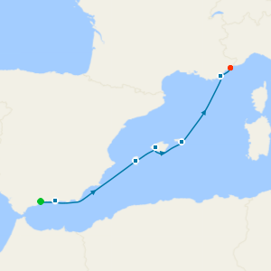 Malaga to Nice