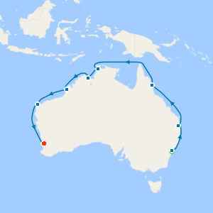 Northern Australia Explorer from Sydney to Perth with Stays 