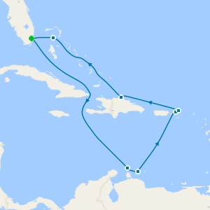 Aruba, Curacao & Dominican Republic from Miami