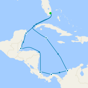 Panama Canal, Costa Rica & Belize from Miami