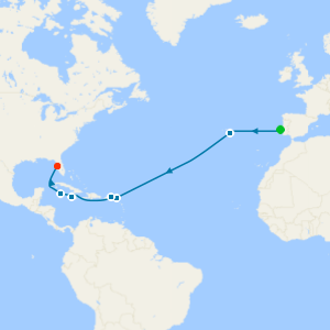 FAMILY OFFER! Transatlantic from Lisbon to Tampa