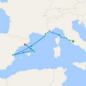 Antique Treasures to Sumptuous Catalan from Rome with 2nt Luxury Stay