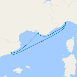 Spain, France & Italy from Barcelona