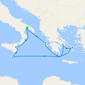 Greece, Malta & Italy from Taranto
