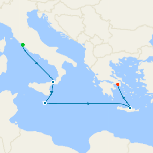 Italy, Malta & Greece from Rome