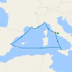 Italy, Spain & France from Rome with Stay
