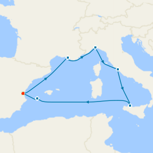 France, Italy & Spain from Valencia with Stay