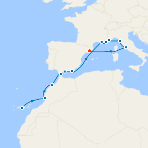 Mediterranean Marvels with Gran Canaria and Barcelona Stays