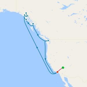 Las Vegas & Alaska with Glacier Bay National Park from Los Angeles with Stays