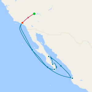 Las Vegas & Baja Peninsula & Sea of Cortez Holiday from Los Angeles with Stays