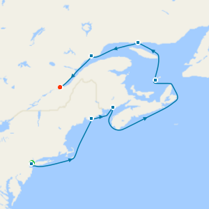 Urban Adventure to Tranquil Escapes from New York to Quebéc with Stays