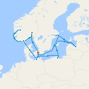Northern Europe from Copenhagen with Stay