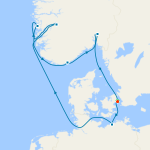 Norwegian Fjords from Copenhagen with Stay