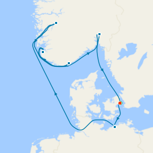 Norwegian Fjords from Copenhagen with Stay