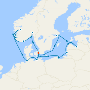 Northern Europe from Copenhagen with Stay