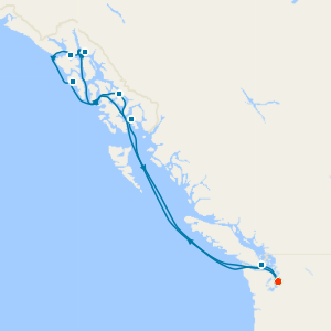 Alaska from Seattle with Stay