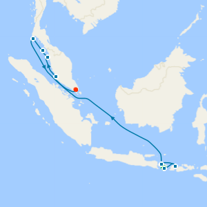 Spirit of the East: Bali Beach Break, Malaysia and Thailand Cruise