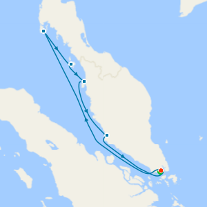 Best of Thailand & Malaysia from Singapore with Stay 