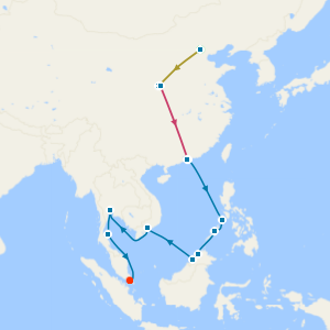 Great Wall, Terracotta Warriors & Southeast Asia to Singapore