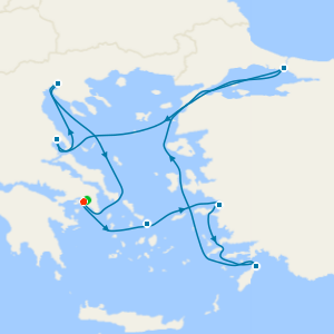 Aegean Cultural Gems & Timeless Legends from Athens with 2nt Luxury Stay