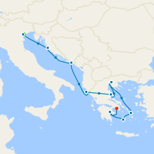 Adriatic & Aegean Myths & Marvels from Fusina with Venice Island Stay 