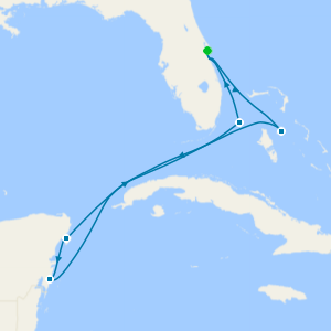 Bahamas and Mexico cruise from Port Canaveral (Orlando)