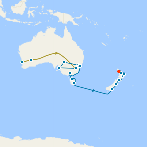 Luxury Indian Pacific Rail fr. Perth to Sydney & Voyage to Auckland