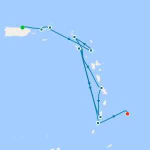 Southern Caribbean from San Juan