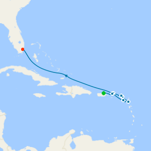 Eastern Caribbean from San Juan