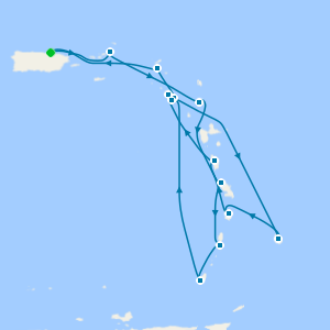 Caribbean with Antigua & St. Lucia from San Juan
