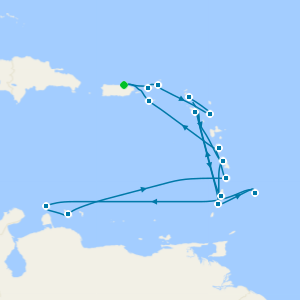 Caribbean Holiday with St. Barts & Curacao from San Juan