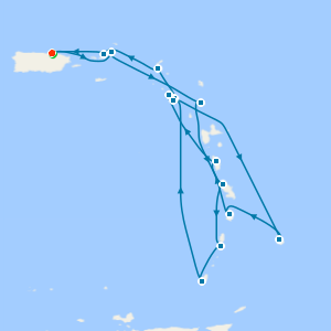 Caribbean with Antigua & Barbados from San Juan with Stay