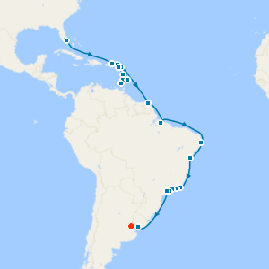 South America & Antarctica with Miami Beach and Buenos Aires Stays