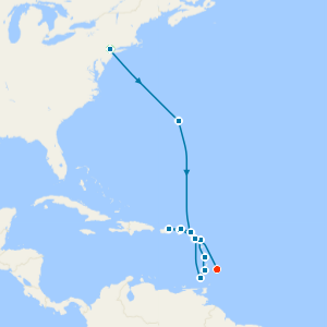 Caribbean & Bermuda with New York and Barbados Stays
